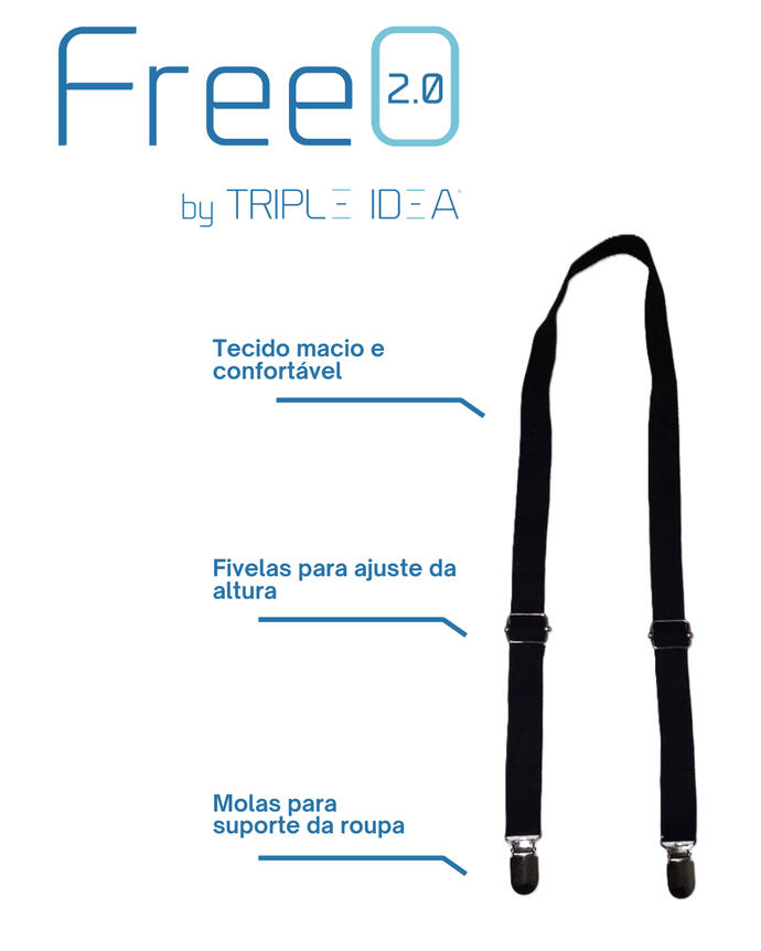 Suporte de roupa para doentes ostomizados